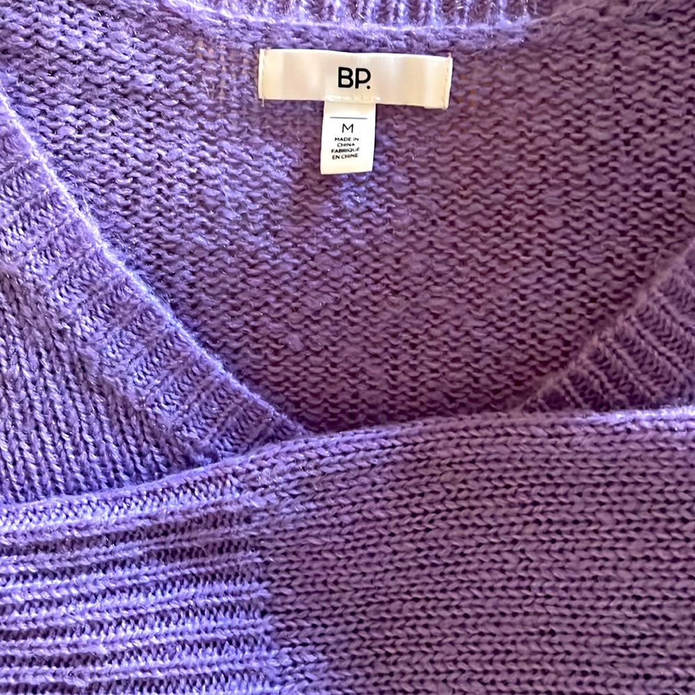 Nordstrom BP Cropped V Neckline Sweater - Picture 3 of 8